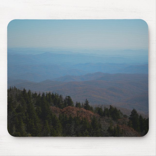 North Carolina Appalachian Mountain Overlook Image Mouse Pad (Front)