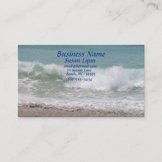 North Carolina Beach Business Card (Front)