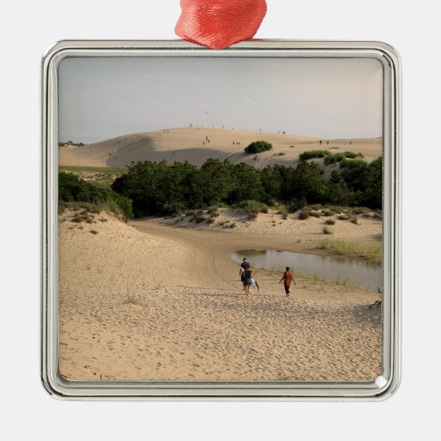North Carolina Beach Metal Ornament (Front)