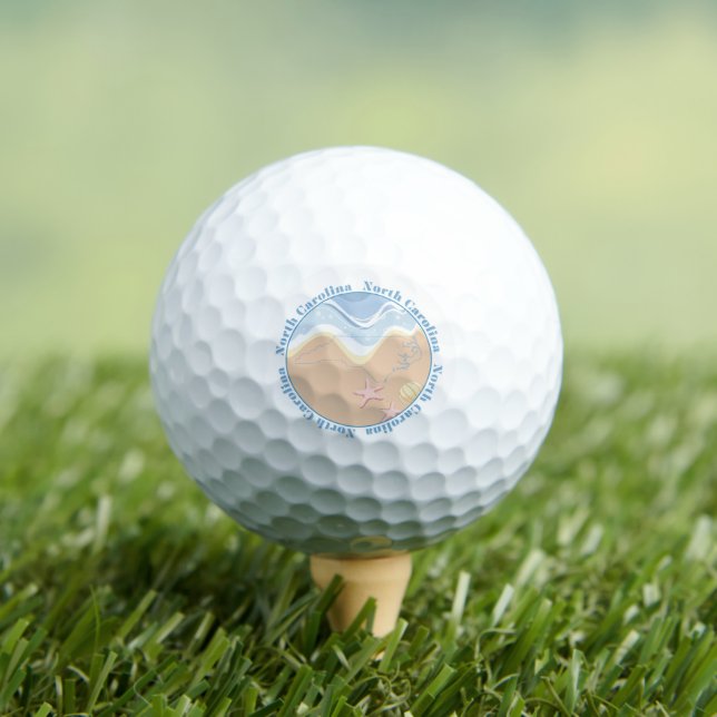 North Carolina Beaches Golf Balls (Insitu Tee)