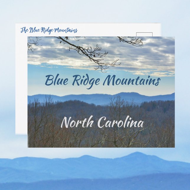 North Carolina Blue Ridge Mountains Photographic Postcard (Creator Uploaded)