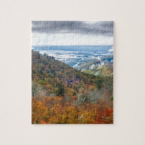 north carolina blue ridge parkway smoky mountains jigsaw puzzle