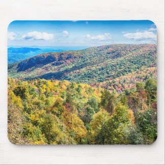 north carolina blue ridge parkway smoky mountains mouse pad