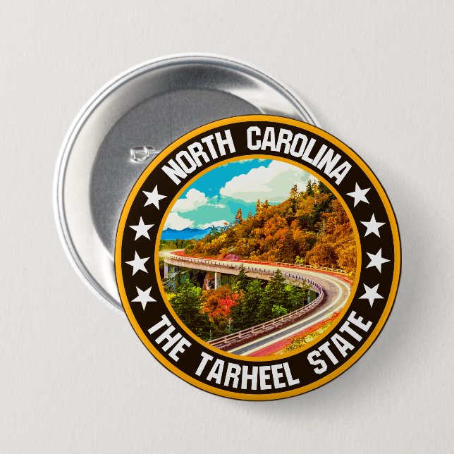 North Carolina                                     Button (Front & Back)