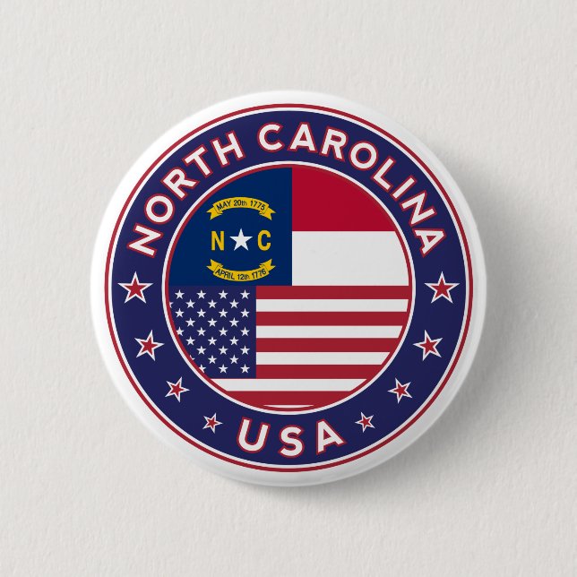 North Carolina Button (Front)
