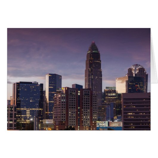 North Carolina, Charlotte, elevated view Cards (Front Horizontal)