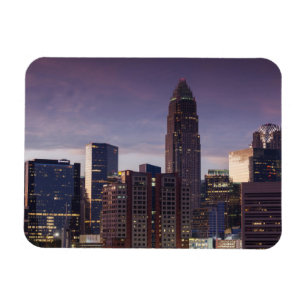 North Carolina, Charlotte, elevated view Magnet