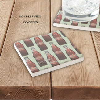 North Carolina Cheerwine Stone Coaster