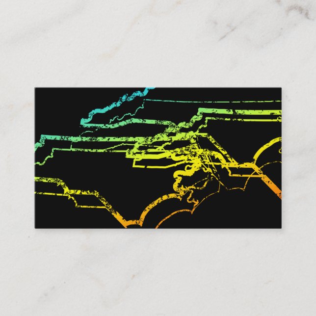 north carolina chill blur business card (Front)
