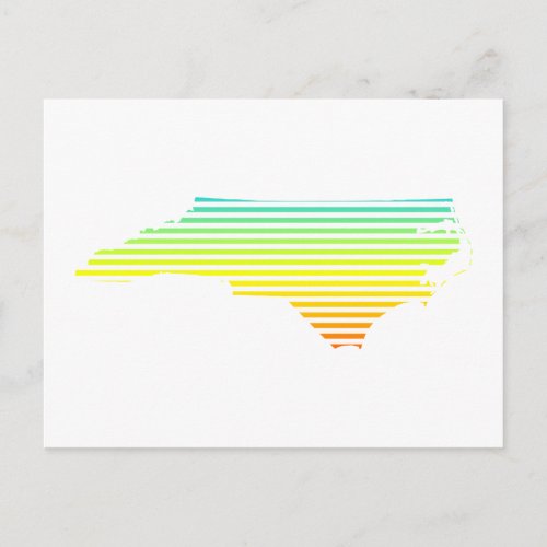 north carolina chill fade postcard