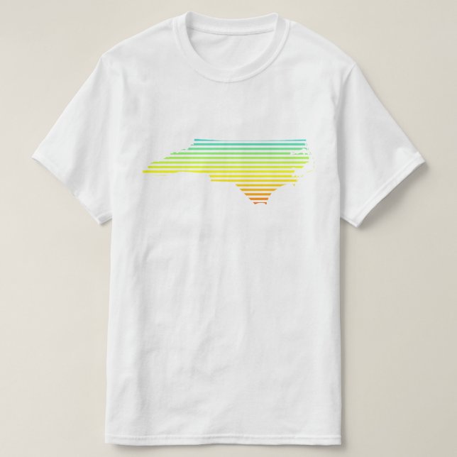 north carolina chill fade T-Shirt (Design Front)