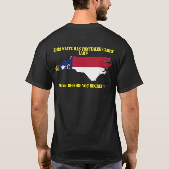 North Carolina Concealed Carry Shirt (Back)