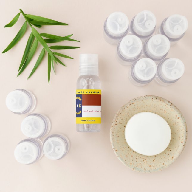 North Carolina Corporate Gifts Wedding Favors Hand Sanitizer (Laydown)