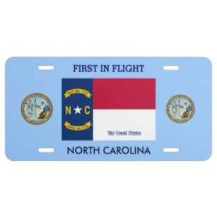 North Carolina Custom Front License Plate