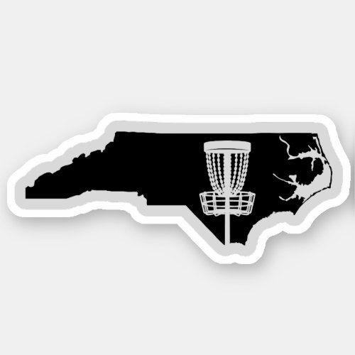 North Carolina Disc Golf Sticker