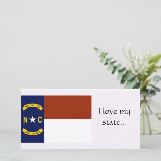 North Carolina Flag (Standing Front)