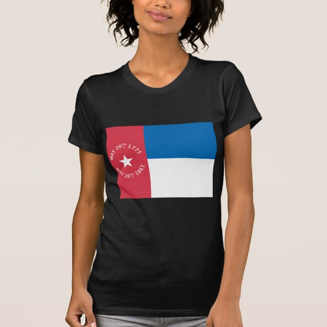 North Carolina Flag (1861-1885) T-Shirt (Front)