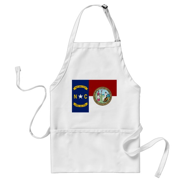 North Carolina flag Adult Apron (Front)