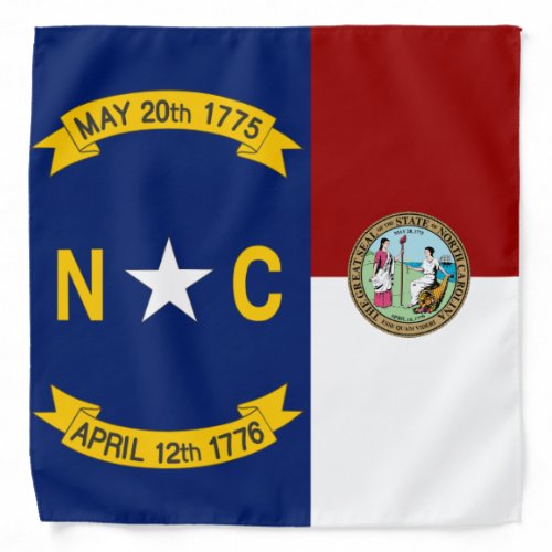 North Carolina flag Bandana