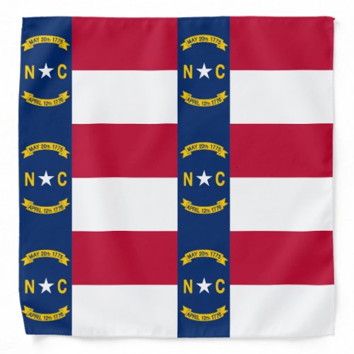 North Carolina flag Bandana