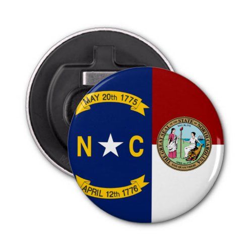North Carolina flag Bottle Opener