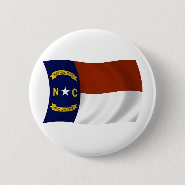 North Carolina Flag Button (Front)
