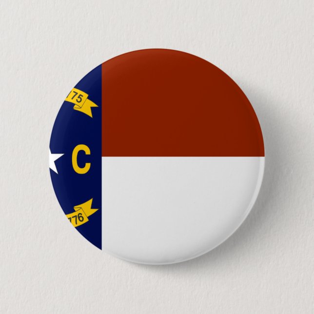 North Carolina Flag Button (Front)
