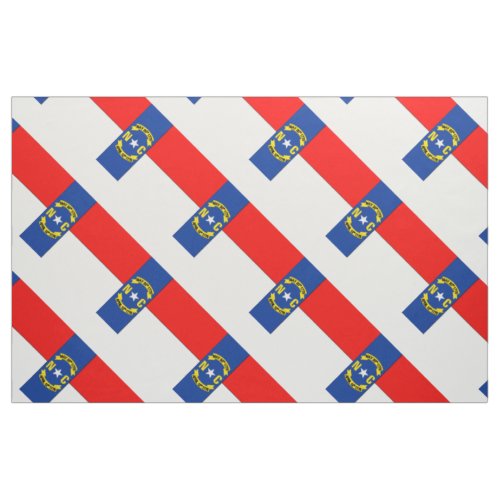 NORTH CAROLINA Flag Fabric