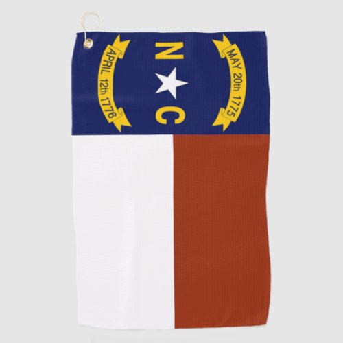 North Carolina Flag Golf Towel