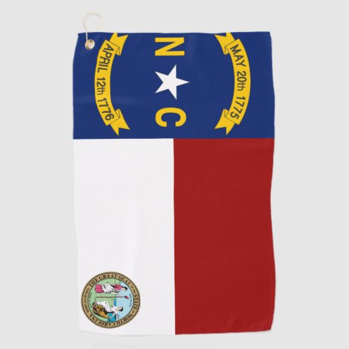 North Carolina flag Golf Towel