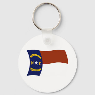 North Carolina Flag Keychain
