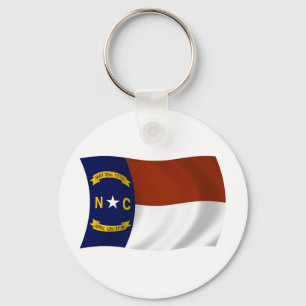 North Carolina Flag Keychain