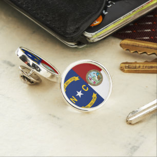North Carolina flag Lapel Pin