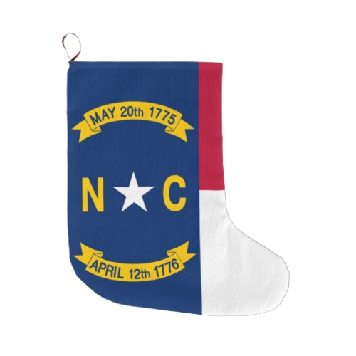 North Carolina Flag Large Christmas Stocking