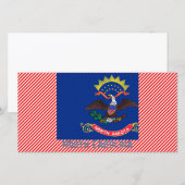 North Carolina Flag Map (Front/Back)