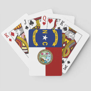 North Carolina flag Poker Cards