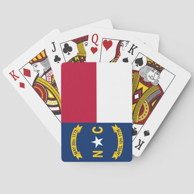 North Carolina Flag Poker Cards (Back)