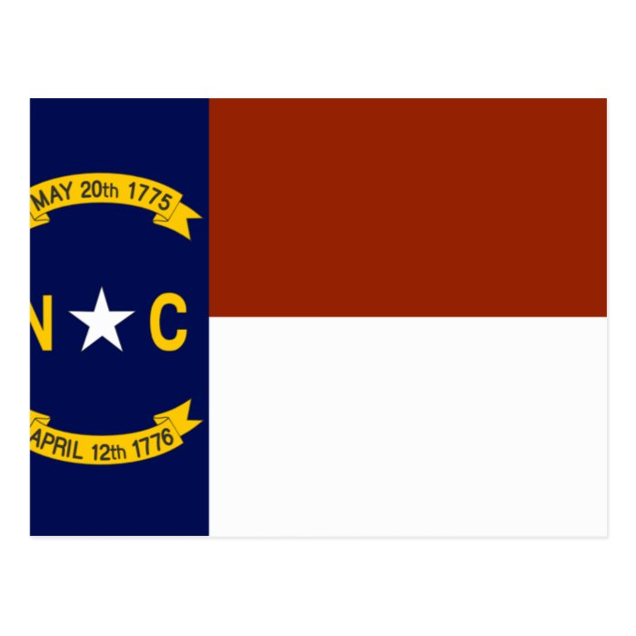 North Carolina Flag Post Card