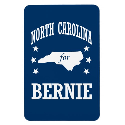 NORTH CAROLINA FOR BERNIE SANDERS MAGNET