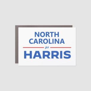 North Carolina for Kamala Harris Car Magnet