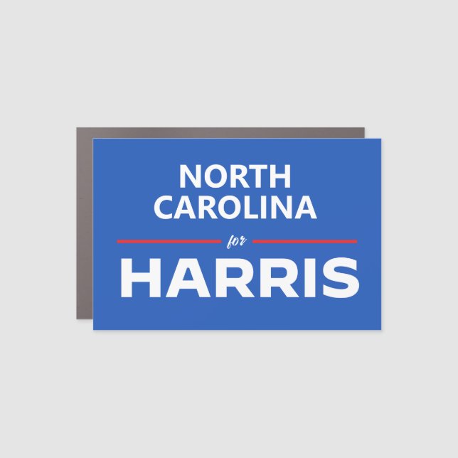 North Carolina for Kamala Harris Car Magnet (Front)