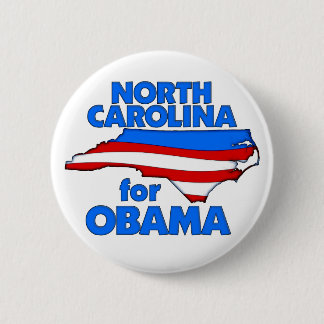 North Carolina for Obama Button