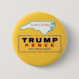 North Carolina for Trump Pence 2020 Button