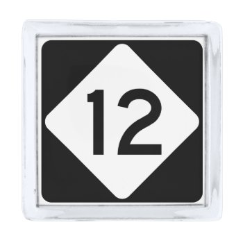 North Carolina Highway 12 Silver Finish Lapel Pin by worldofsigns at Zazzle