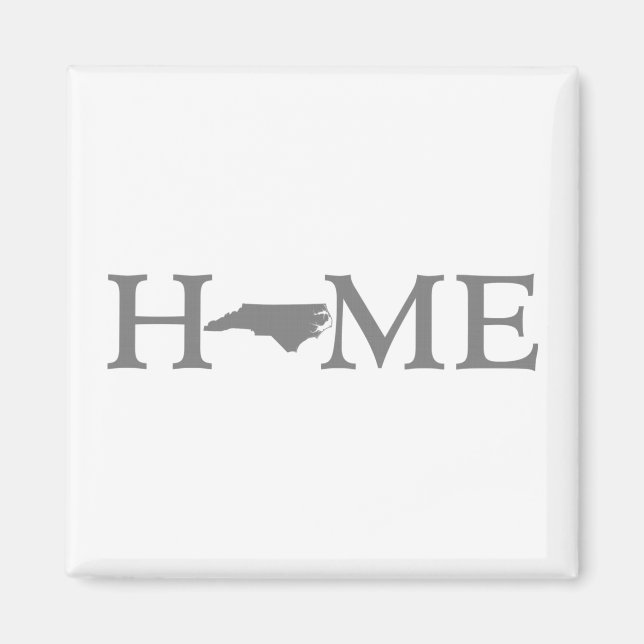 North Carolina Home State Word Art Magnet (Front)