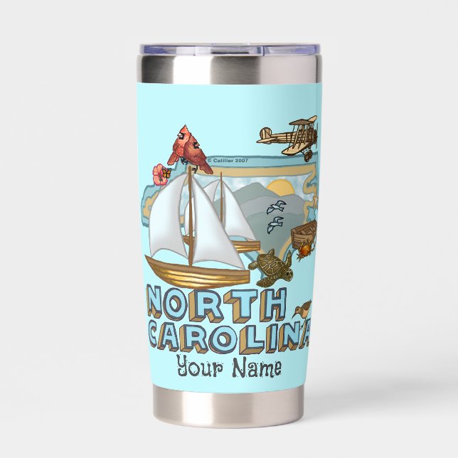 North Carolina Insulated Tumbler (Front)