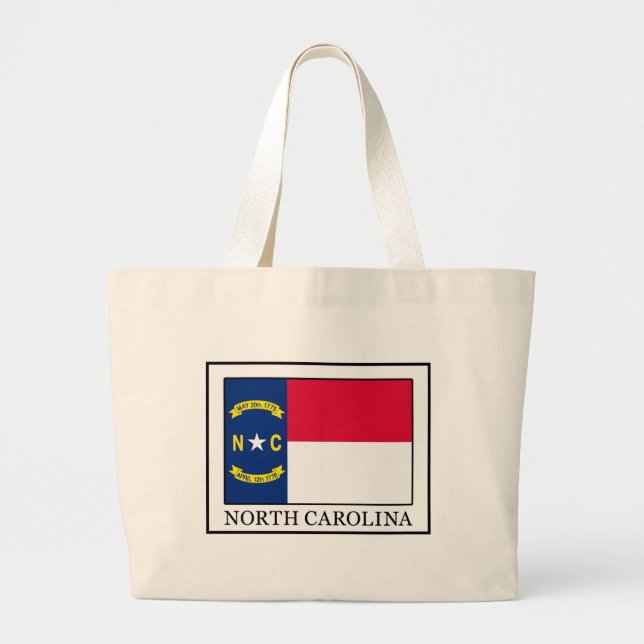 North Carolina Large Tote Bag (Front)