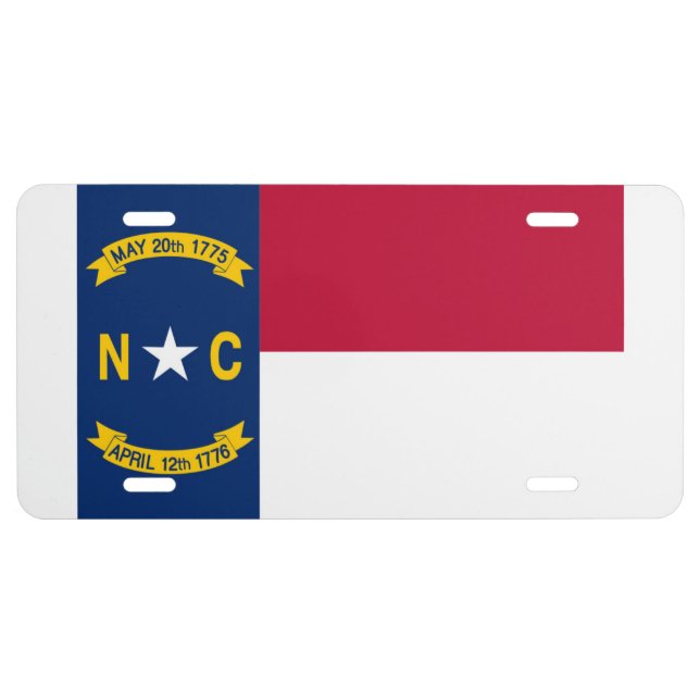 North Carolina License Plate (Front)
