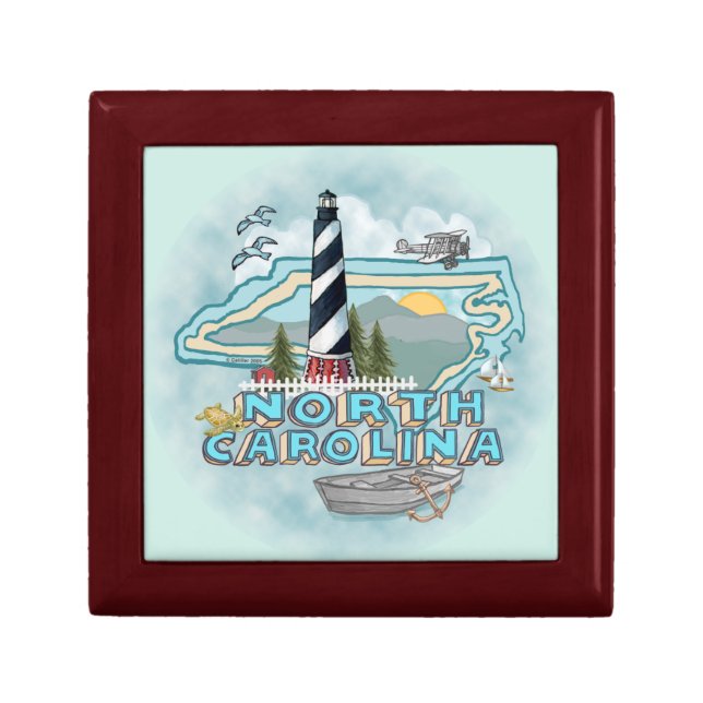 North Carolina Lighthouse Gift Box (Front)