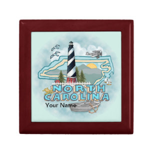 North Carolina Lighthouse Gift Box
